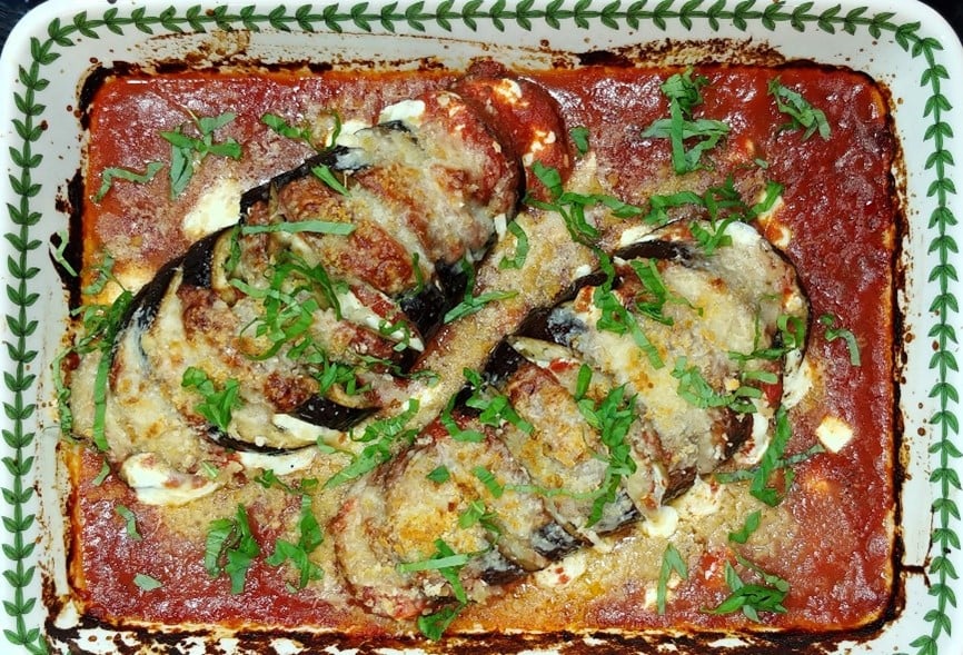 A Lighter Eggplant Parmigiana